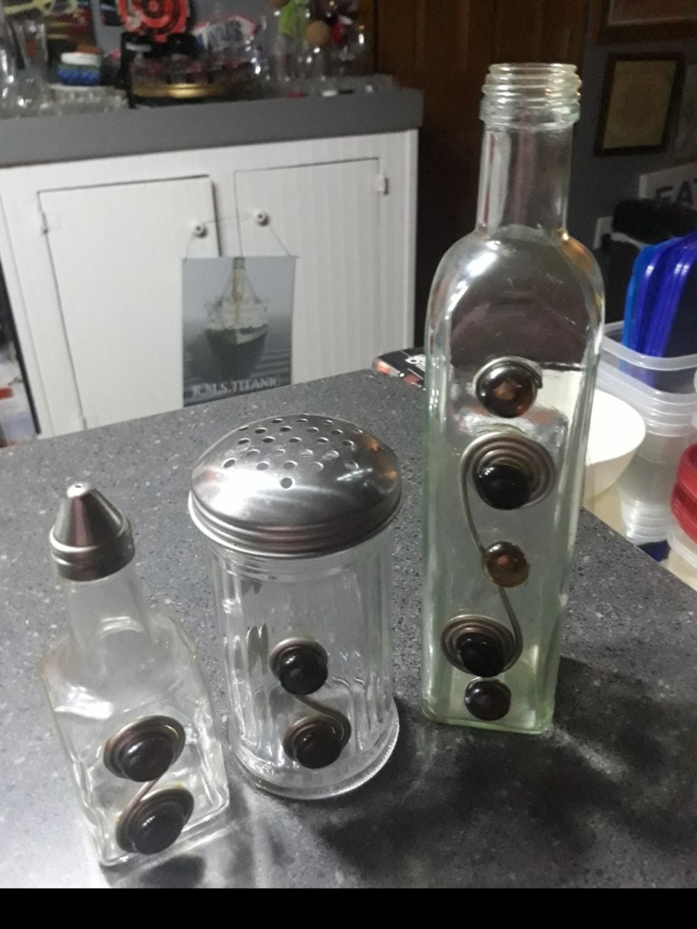 Useful kitchen jar set, matching